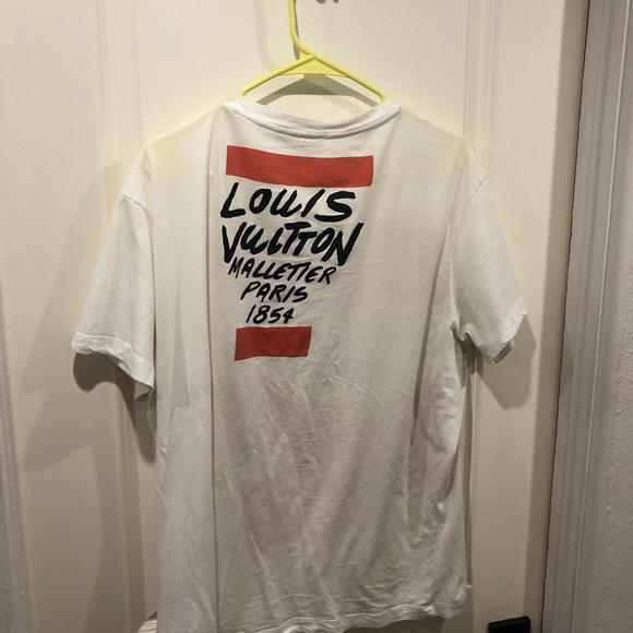 LOUIS VUITTON Hand painted t shirt
